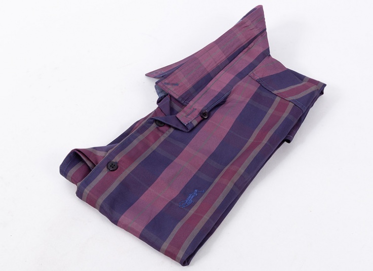 پیراهن مردانه چهارخانه طرح Polo