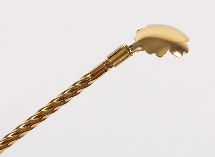 قاشق شربت خوری مدل نی دار