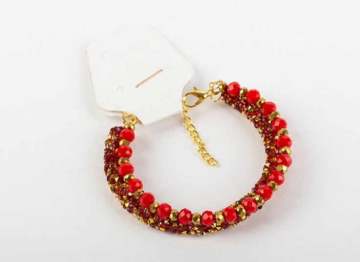 دستبند طرح کریستال