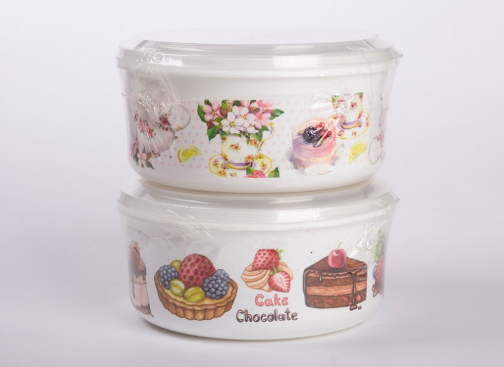 ست ظرف 5 تکه درب دار