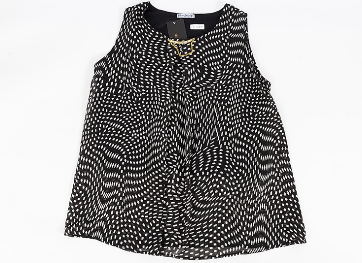 تاپ طرح دار حریر زنانه