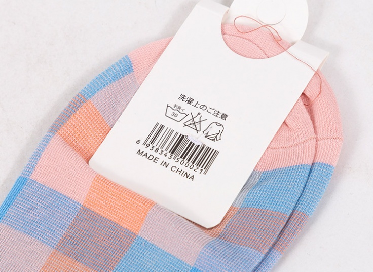 جوراب چهارخانه زنانه junjie shuai