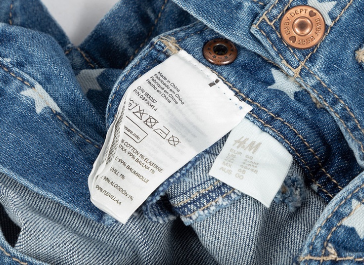 شلوار پیشبندی دخترانه H&M