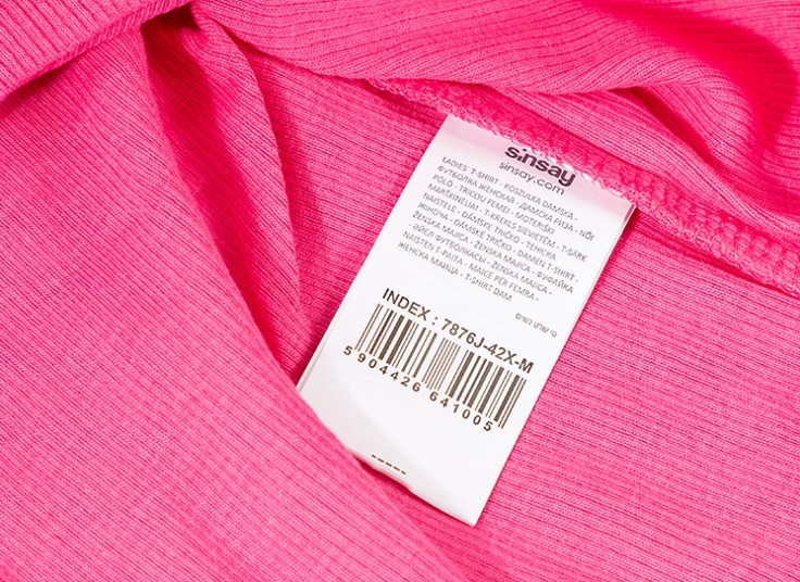 تیشرت کراپ کبریتی Sinsay