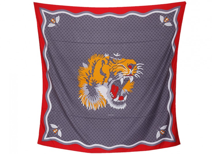 روسری ساتن ابریشم قواره دار Multi Brand