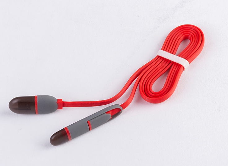 کابل دو سر آیفون و اندروید