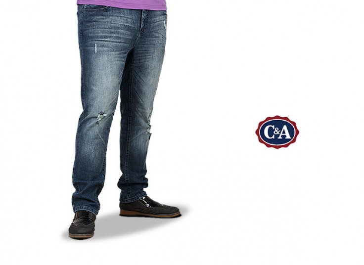 شلوار جین سایز بزرگ C AND A