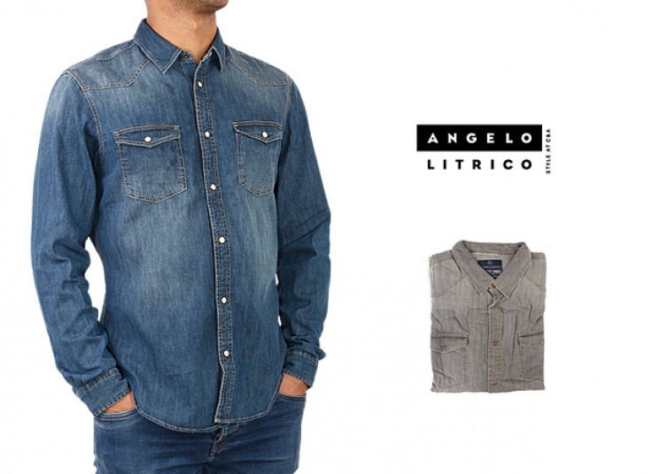 پیراهن جین مردانه Angelo Litrico