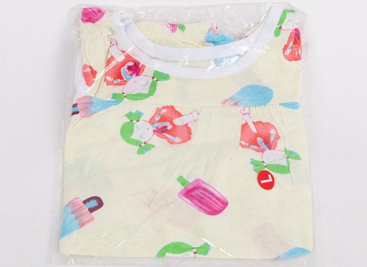 لباس دو تکه نخی دخترانه