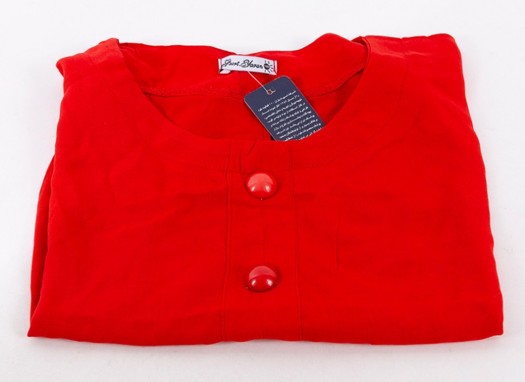 کراپ نخی دکمه‌دار کد14276