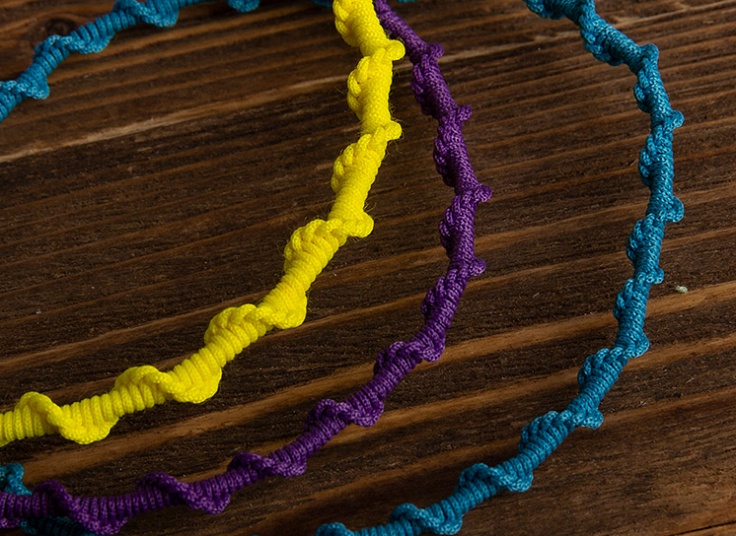 دستبند و پابند بافت Colorful