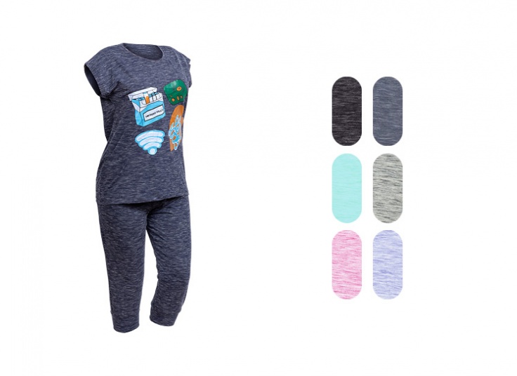 تاپ شلوارک زنانه No Smoking