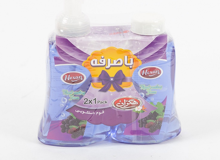 پک دو عددی فوم دستشویی  Hexan
