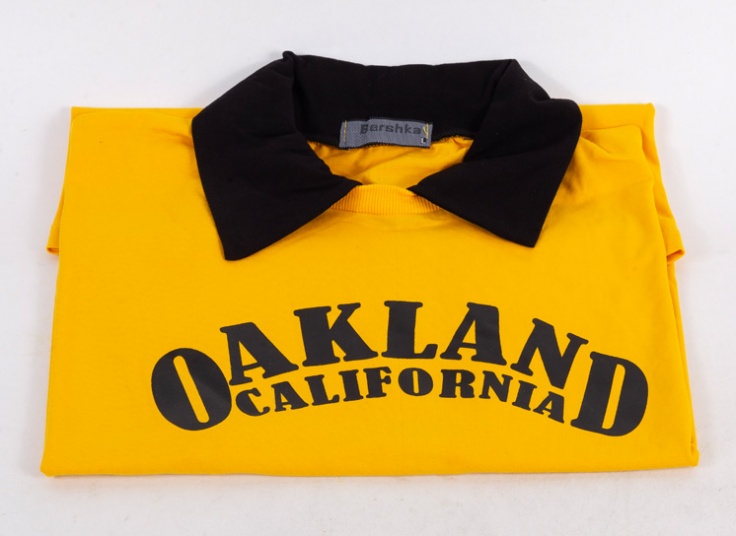 تیشرت مردانه یقه دار طرح Bershka