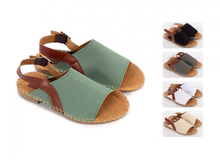 صندل زنانه پشت بنددار