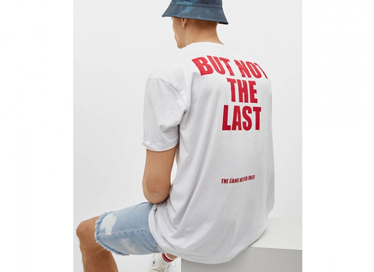 تیشرت آستین کوتاه Bershka