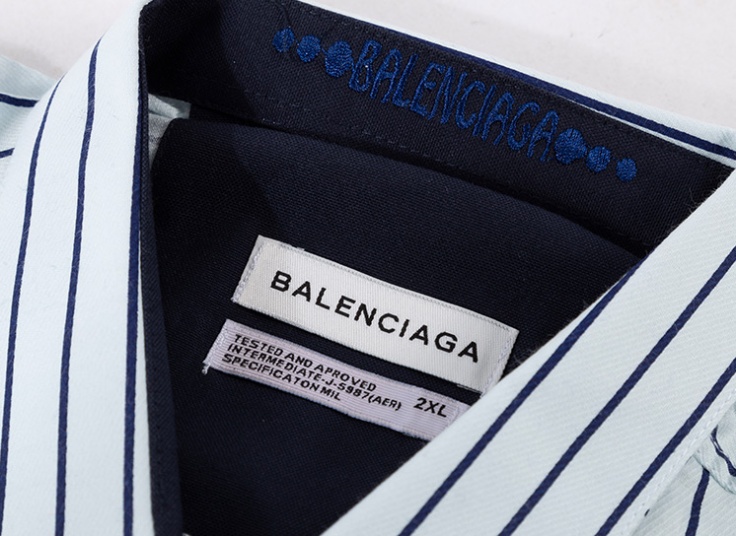 پیراهن راه راه طرح BALENCIAGA