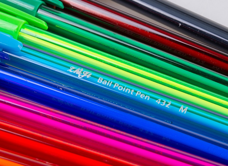 پکیج ده عدد خودکار رنگی Zhiji