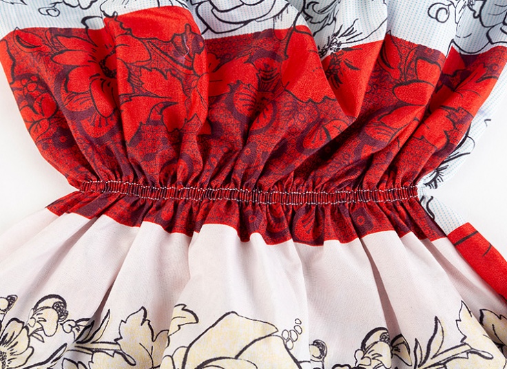 پیراهن ساحلی گل‌دار زنانه