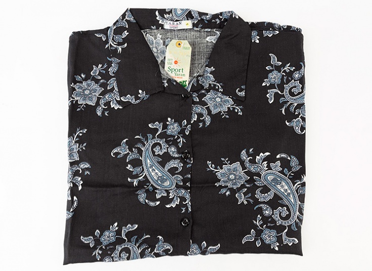 تاپ نخی آستین کلاغی