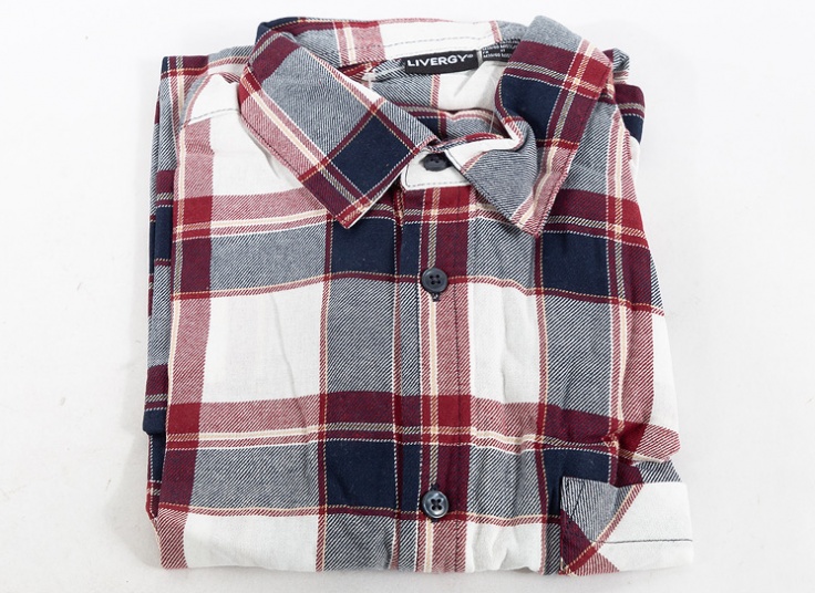 پیراهن پشمی چهار خانه Livergy