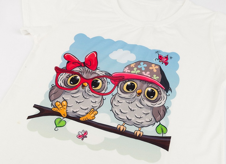 تیشرت زنانه طرح owl