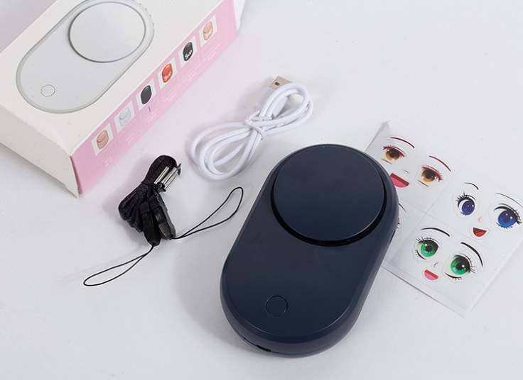 فن خشک کن کاشت مژه DIY Emoji Fan