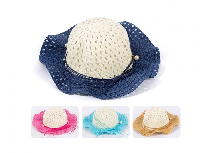 کلاه حصیری دخترانه