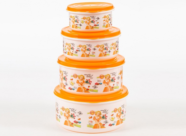 ظرف چهار تکه RoseMan