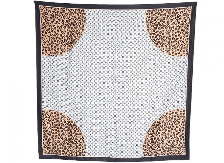 روسری ساتن ابریشم قواره دار Multi Brand