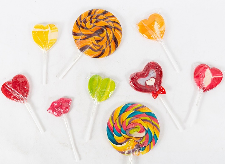 انواع آبنبات چوبی فانتزی