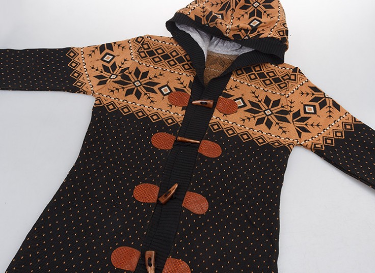 مانتو بافت طرحدار زنانه