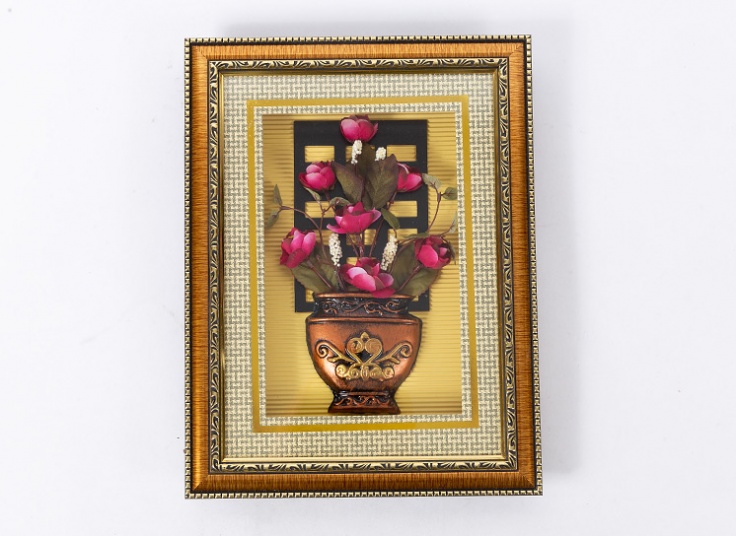 قاب دکوراتیو طرح گل