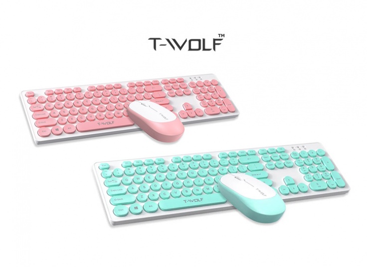ست ماوس و کیبورد بلوتوثی T-WOLF