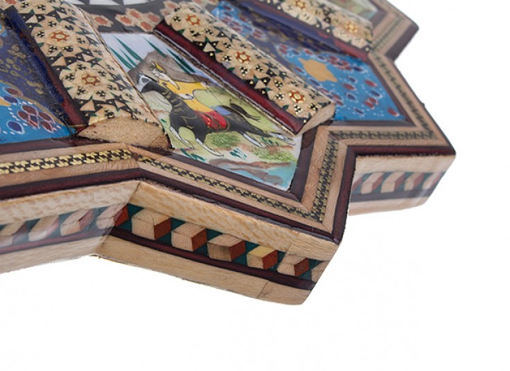 ساعت خورشیدی خاتم و مینا