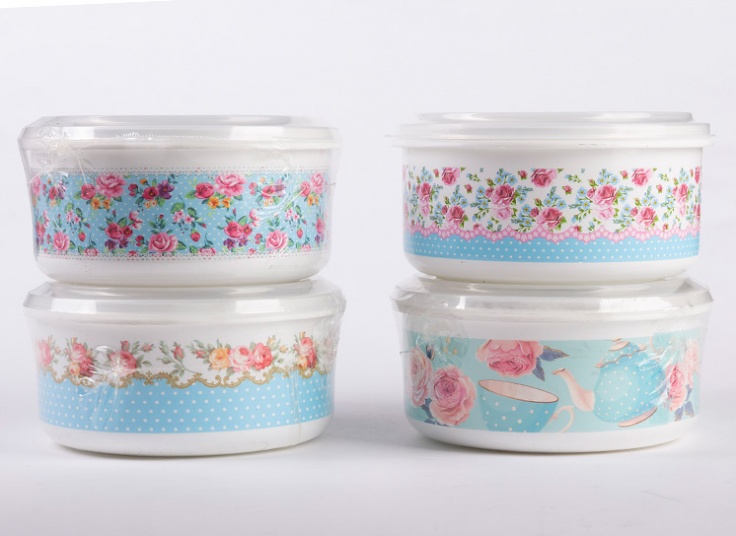 ست ظرف 5 تکه درب دار