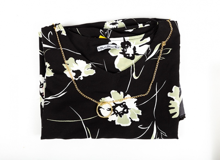 تونیک نخی گلدار