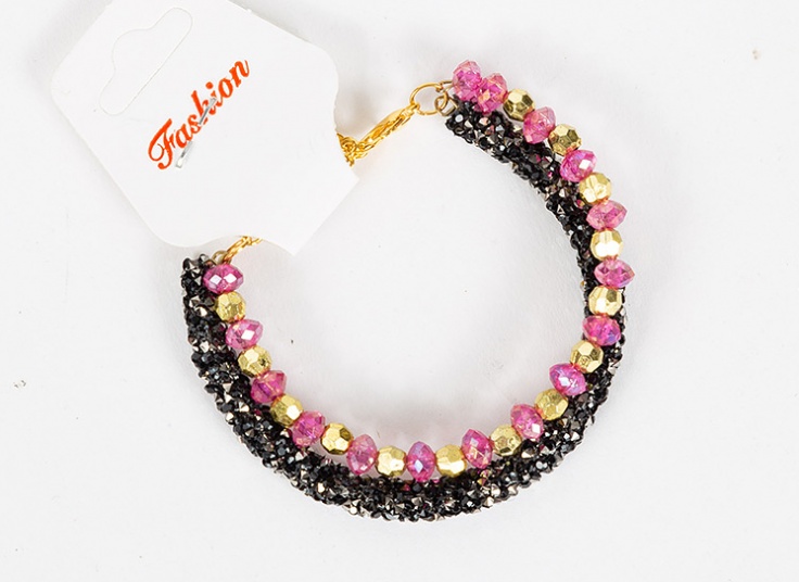 دستبند طرح کریستال