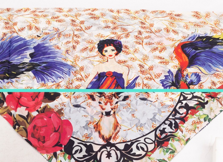 روسری مثلثی Sharli