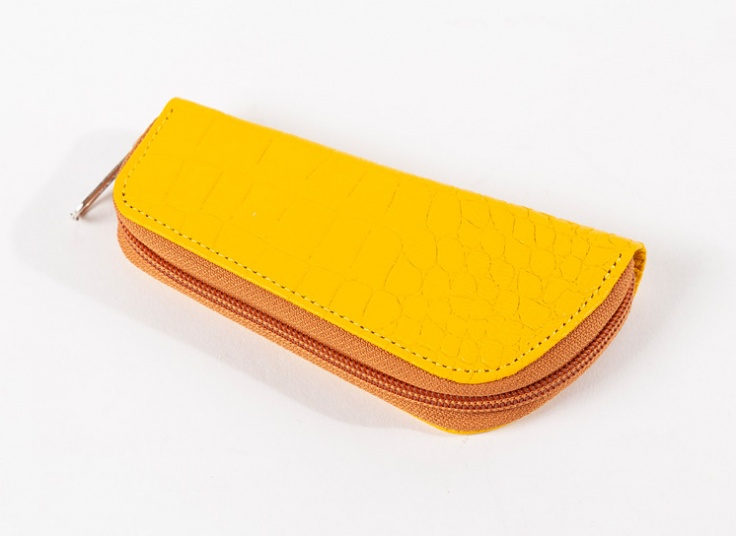 جا کلیدی چرمی زیپ دار