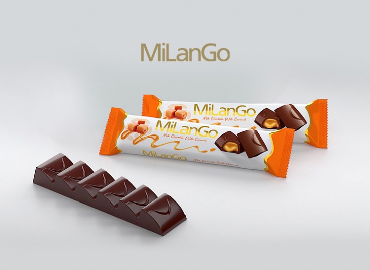 شکلات کاراملی MiLanGo