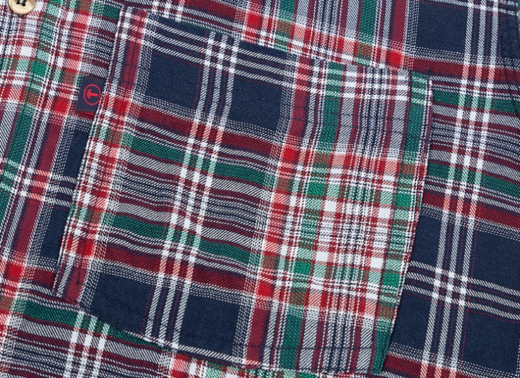 پیراهن چهارخانه مردانه Tiger