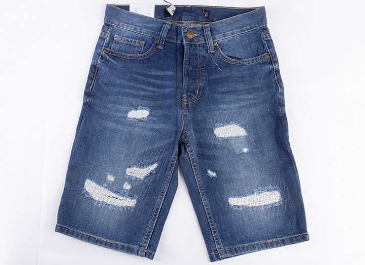 شلوارک جین مردانه زا‌پ‌دار Denim