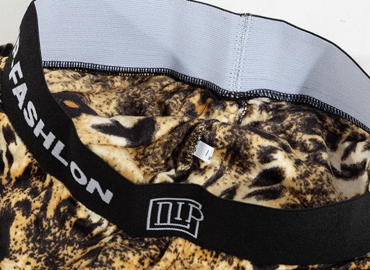 شلوار مخمل پلنگی