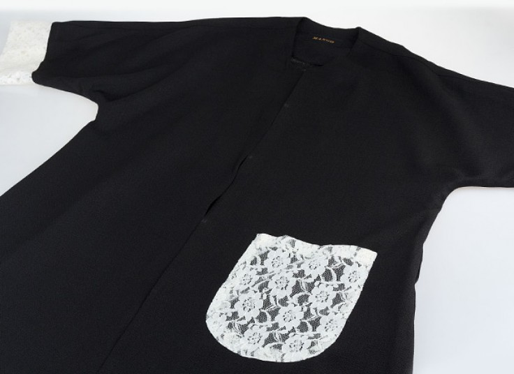 مانتو گیپوردار طرح Mango