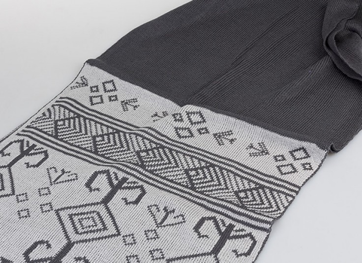 شال بافت زمستانی Geometric