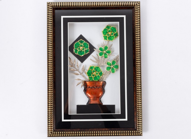 قاب دکوراتیو طرح گل