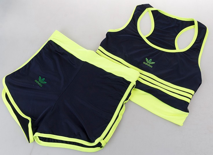 ست نیم تنه و شورتک طرح adidas