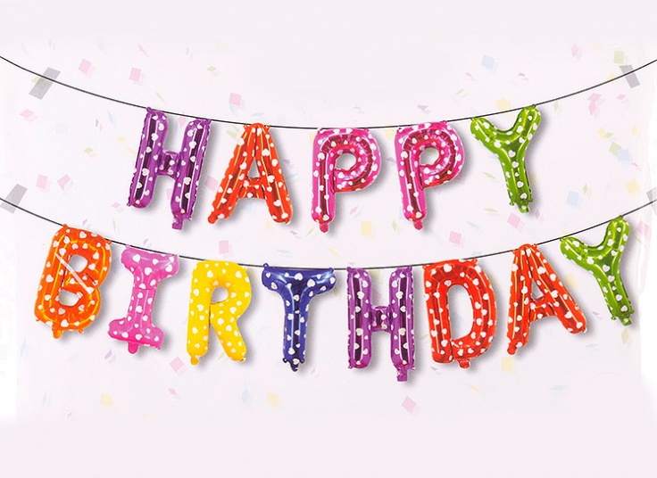 بادکنک فویلی Happy Birthday