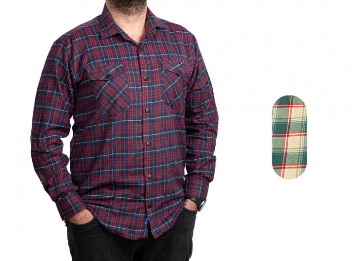 پیراهن چهارخانه پشمی Tower